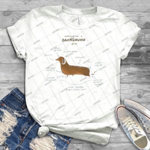 Anatomy Of A Dachshund 51 - Best Unisex Trending Handmade T-shirt Gift Idea For Men T-shirt For Woman