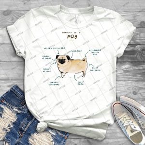 Anatomy Of A Pug - Best Unisex Trending Handmade T-shirt Gift Idea For Men T-shirt For Woman