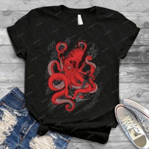 Anchors Away - Vintage Mens Shirt Tshirt For Women Classic Handmade Shirt Retro Graphic Tee