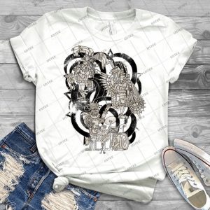 Ancient Jazztecs 50 - Vintage Men's Shirt Tshirt For Women Classic Handmade Shirt Retro Graphic Tee