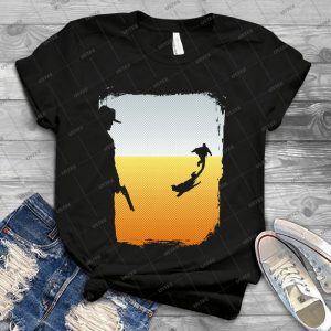 ---And The Gunslinger Followed 97 - Vintage Mens Shirt Tshirt For Women Classic Handmade Shirt Retro Graphic Tee