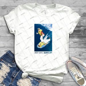 Andy Says- Surfs Up - Gift Idea Shirt For Men Tee For Women Classic Retro Vintage Graphic T-Shirt