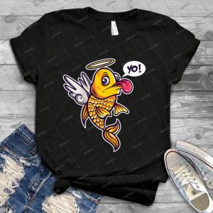 Angelic Fish 38 - Trending Shirt For Women Vintage Retro Tee For Men Kid's T-Shirt Handmade Shirt