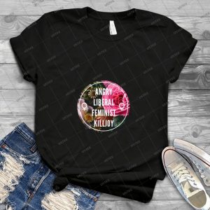 Angry Liberal Feminist Killjoy - Vintage Mens Shirt Tshirt For Women Classic Handmade Shirt Retro Graphic Tee
