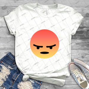 Angry React - Gift Idea Shirt For Men Tee For Women Classic Retro Vintage Graphic T-Shirt
