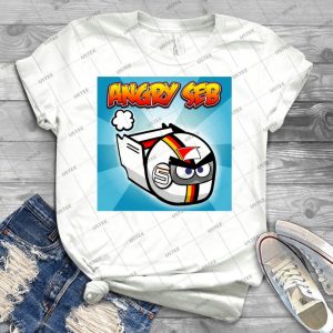 Angry Seb - Sebastian Vettel F1 79 - Trending Shirt For Women Vintage Retro Tee For Men Kid's T-Shirt Handmade Shirt