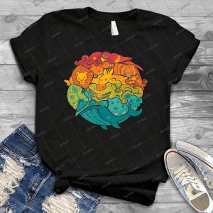 Animal Rainbow - Cream 95 - Gift Idea Shirt For Men Tee For Women Classic Retro Vintage Graphic T-Shirt