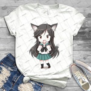 Anime Cat Girl Chibi - Best Unisex Trending Handmade T-shirt Gift Idea For Men T-shirt For Woman