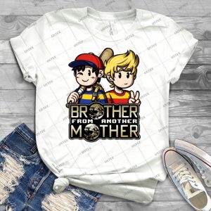 Another Mother-Ness & Lucas - Vintage Men's Shirt Tshirt For Women Classic Handmade Shirt Retro Graphic Tee