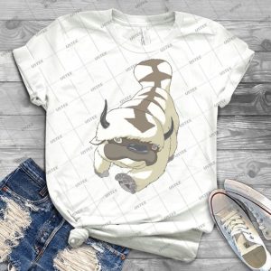 Appa Sky Bison Japanese Anime Flying The Last Airbender Avatar 36 - Trending Shirt For Women Vintage Retro Tee For Men Kid's T-Shirt Handmade Shirt