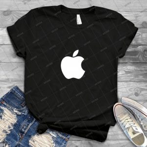 Apple T Shirt - Vintage Mens Shirt Tshirt For Women Classic Handmade Shirt Retro Graphic Tee