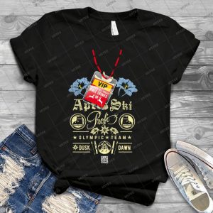 Aprs Ski Pro - Vintage Mens Shirt Tshirt For Women Classic Handmade Shirt Retro Graphic Tee