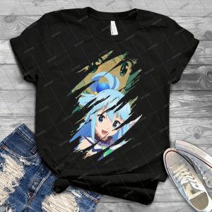 Aqua Konosuba - Trending Shirt For Women Vintage Retro Tee For Men Kid's T-Shirt Handmade Shirt
