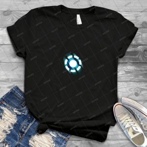 Arc Reactor T-Shirt Design - Vintage Mens Shirt Tshirt For Women Classic Handmade Shirt Retro Graphic Tee