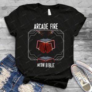 Arcade Fire - Neon Bible 96 - Gift Idea Shirt For Men Tee For Women Classic Retro Vintage Graphic T-Shirt