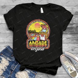 Arcade Wizard - Trending Shirt For Women Vintage Retro Tee For Men Kid's T-Shirt Handmade Shirt