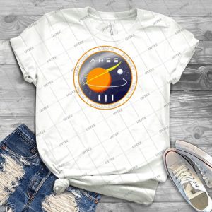 Ares 3 Mission To Mars - The Martian 62 - Vintage Men's Shirt Tshirt For Women Classic Handmade Shirt Retro Graphic Tee