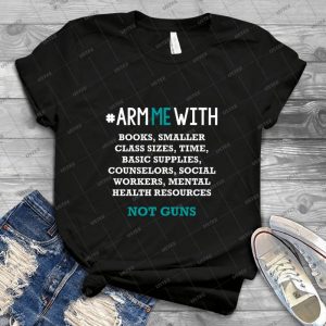 Arm Me With - Vintage Mens Shirt Tshirt For Women Classic Handmade Shirt Retro Graphic Tee