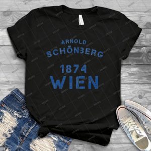 Arnold Schnberg 83 - Vintage Mens Shirt Tshirt For Women Classic Handmade Shirt Retro Graphic Tee