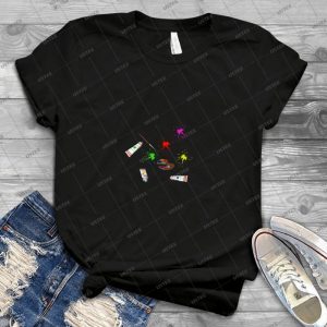 Artistic Chaos 77 - Vintage Mens Shirt Tshirt For Women Classic Handmade Shirt Retro Graphic Tee