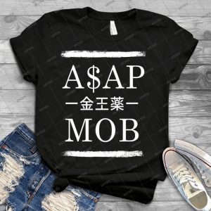 Asap Rocky Mob 2 - Trending Shirt For Women Vintage Retro Tee For Men Kid's T-Shirt Handmade Shirt