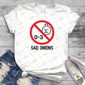 Ashens-0-3 Sad Onions - Vintage Men's Shirt Tshirt For Women Classic Handmade Shirt Retro Graphic Tee
