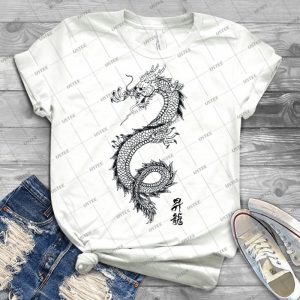 Asian Dragon V1 50 - Trending Shirt For Women Vintage Retro Tee For Men Kid's T-Shirt Handmade Shirt