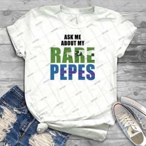 Ask Me About My Rare Pepes - Gift Idea Shirt For Men Tee For Women Classic Retro Vintage Graphic T-Shirt