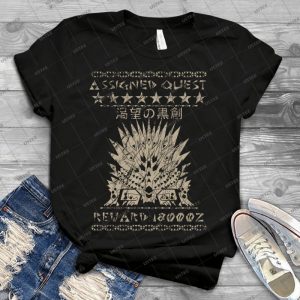 Assigned Quest-Nergigante - Vintage Mens Shirt Tshirt For Women Classic Handmade Shirt Retro Graphic Tee