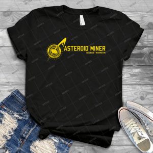 Asteroid Miner 81 - Vintage Mens Shirt Tshirt For Women Classic Handmade Shirt Retro Graphic Tee
