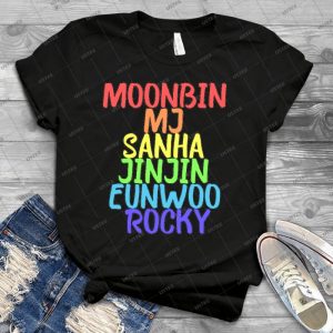 Astro Kpop - Vintage Mens Shirt Tshirt For Women Classic Handmade Shirt Retro Graphic Tee