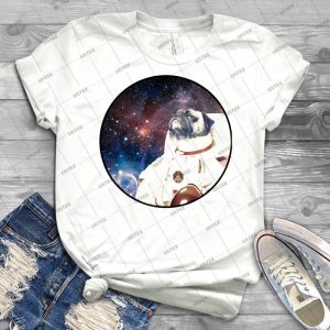 Astro Pug 50 - Gift Idea Shirt For Men Tee For Women Classic Retro Vintage Graphic T-Shirt
