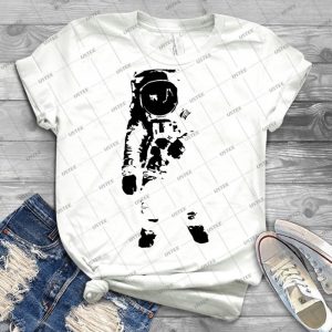 Astronaute 92 - Vintage Men's Shirt Tshirt For Women Classic Handmade Shirt Retro Graphic Tee