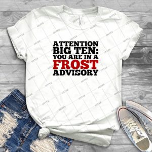 Attention Big Ten  9 - Vintage Men's Shirt Tshirt For Women Classic Handmade Shirt Retro Graphic Tee
