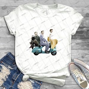 Audrey Hepburn- Vacances Romaines 80 - Trending Shirt For Women Vintage Retro Tee For Men Kid's T-Shirt Handmade Shirt