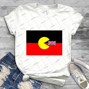 Australian Aboriginal Flag 86 - Vintage Men's Shirt Tshirt For Women Classic Handmade Shirt Retro Graphic Tee