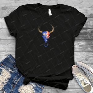 Australian Flag Bull Skull 72 - Vintage Mens Shirt Tshirt For Women Classic Handmade Shirt Retro Graphic Tee