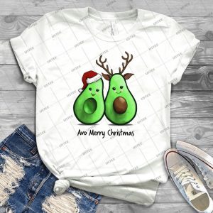 Avo Merry Christmas - Gift Idea Shirt For Men Tee For Women Classic Retro Vintage Graphic T-Shirt