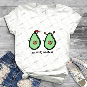 Avocado- Merry Christmas 83 - Trending Shirt For Women Vintage Retro Tee For Men Kid's T-Shirt Handmade Shirt