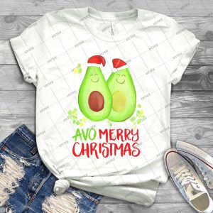 Avocado-Avo Merry Christmas - Best Unisex Trending Handmade T-shirt Gift Idea For Men T-shirt For Woman