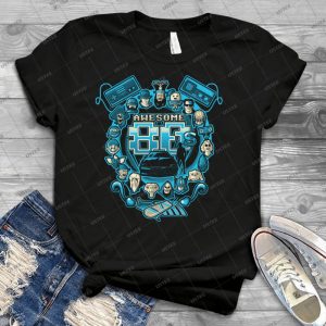 Awesome 80s 93 - Trending Shirt For Women Vintage Retro Tee For Men Kid's T-Shirt Handmade Shirt