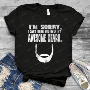 Awesome Beard - Gift Idea Shirt For Men Tee For Women Classic Retro Vintage Graphic T-Shirt