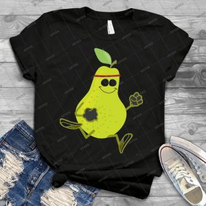 Awesome Running Pear - Best Unisex Trending Handmade T-shirt Gift Idea For Men T-shirt For Woman