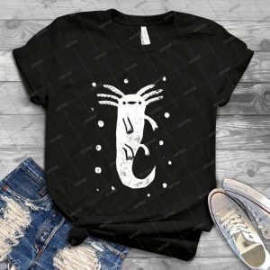 Axolotl T Shirt - Vintage Mens Shirt Tshirt For Women Classic Handmade Shirt Retro Graphic Tee