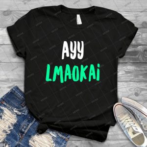 Ayy Lmaokai - Vintage Mens Shirt Tshirt For Women Classic Handmade Shirt Retro Graphic Tee