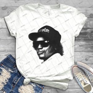 B&W Eazy-E - Vintage Men's Shirt Tshirt For Women Classic Handmade Shirt Retro Graphic Tee