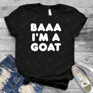 Baaa I M A Goat T-Shirt-Funny Halloween Lazy Costume - Best Unisex Trending Handmade T-shirt Gift Idea For Men T-shirt For Woman