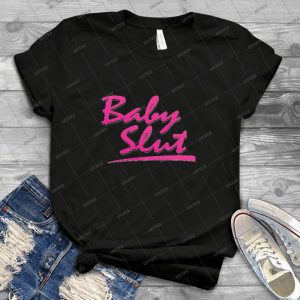 Baby Slut - Vintage Mens Shirt Tshirt For Women Classic Handmade Shirt Retro Graphic Tee