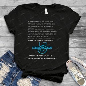 Babylon 5 Endures - Trending Shirt For Women Vintage Retro Tee For Men Kid's T-Shirt Handmade Shirt