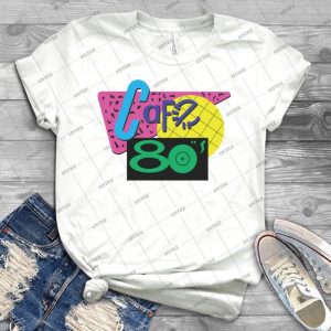 Back To The Cafe 80 S 79 - Vintage Men's Shirt Tshirt For Women Classic Handmade Shirt Retro Graphic Tee
